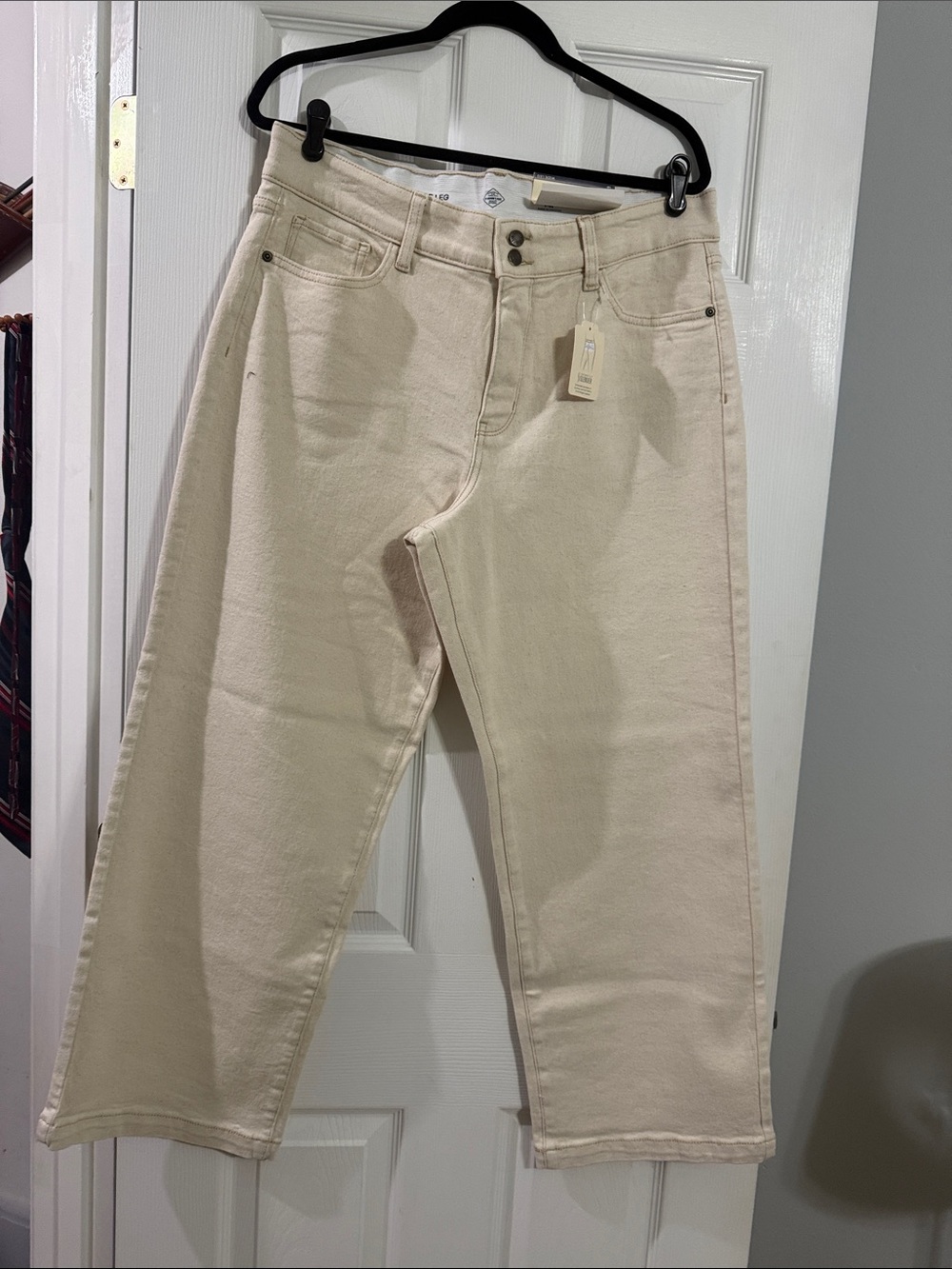 St. John's Bay Cream Wide Leg Jeans